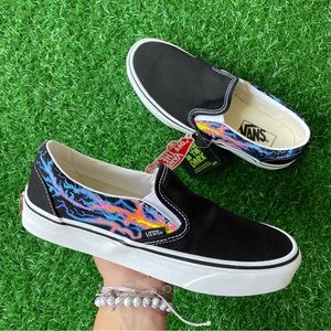 Vans Classic Slip On Electric Flame